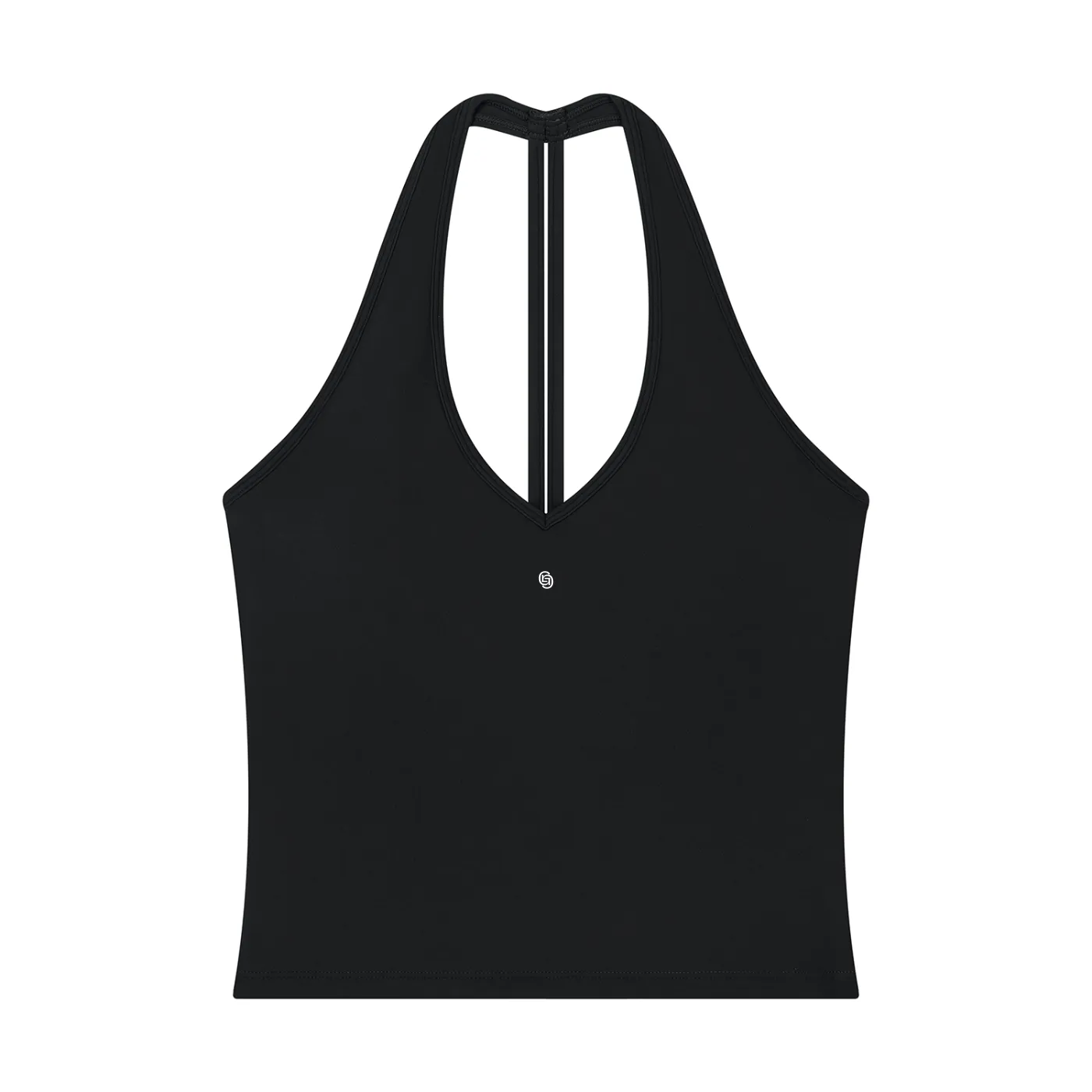 GEECHIE Women’s Halter V-Neck Yoga Tank Top
