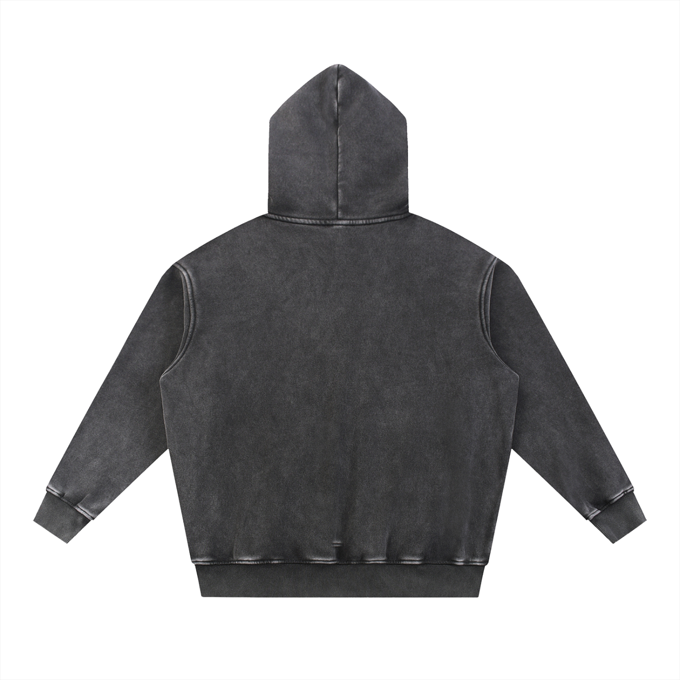 Snow Wash Fleece Oversize Hoodie — view 4