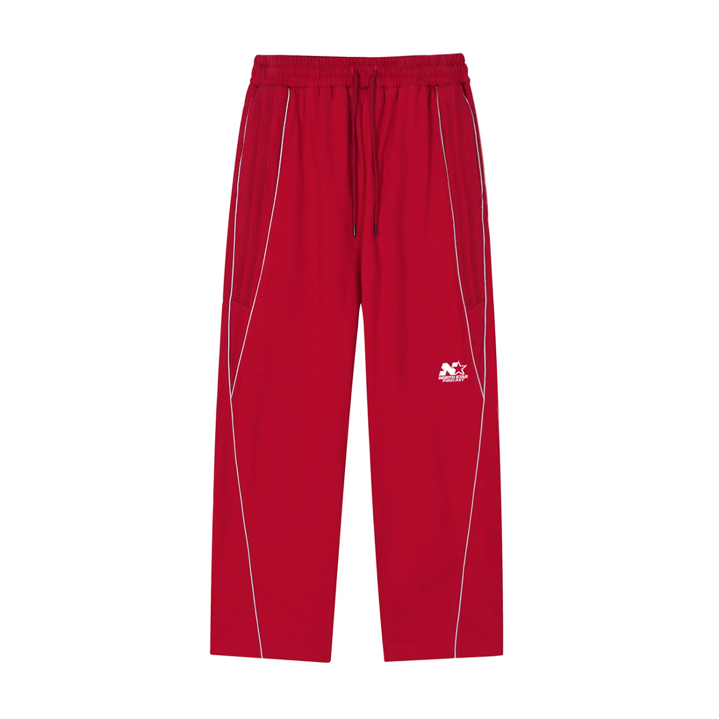 GEECHIE Reflection Striped Straight-Leg Sweatpants — Standard color mockup 1