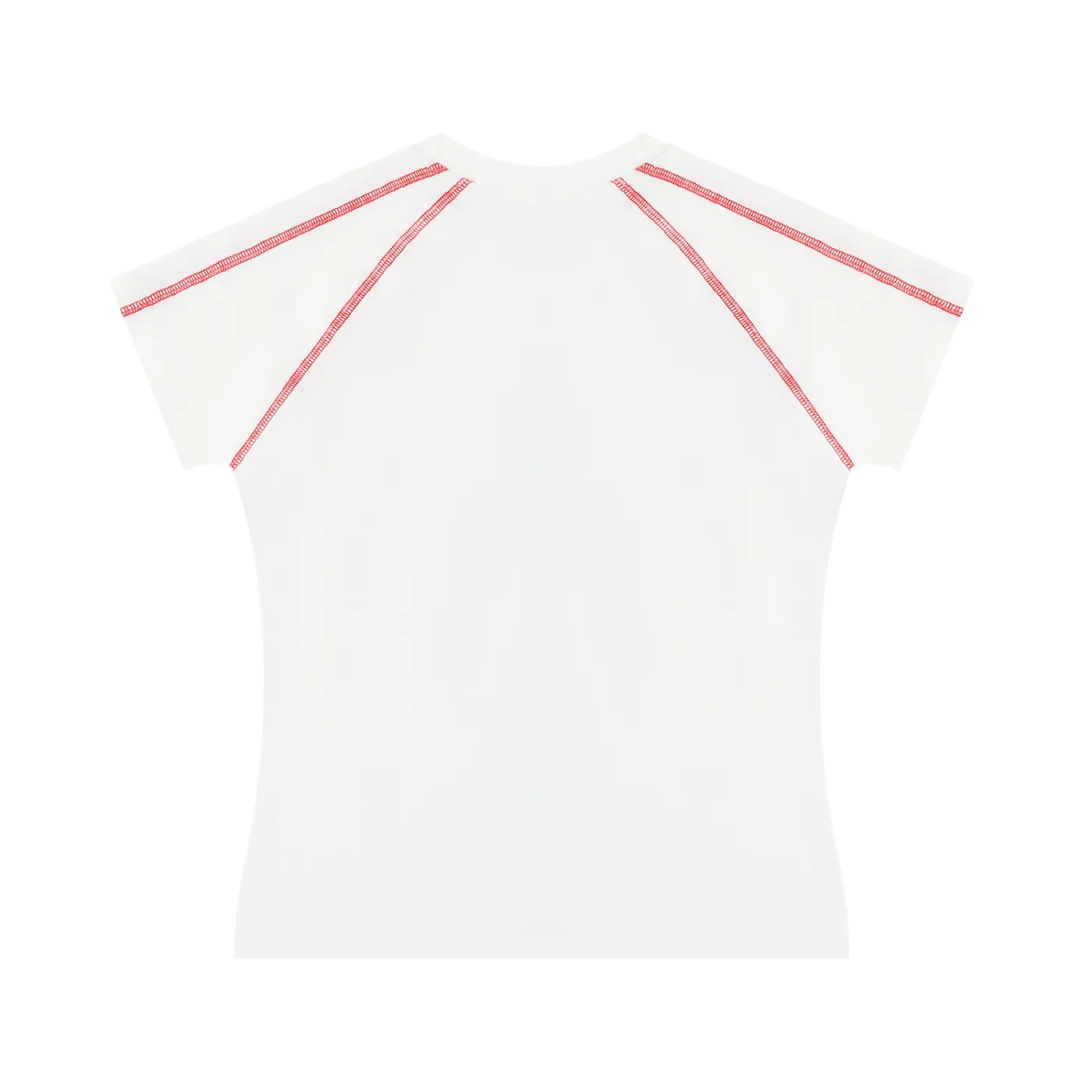 GEECHIE Women's Contrast Stitch Raglan T-Shirt — Standard color mockup 2