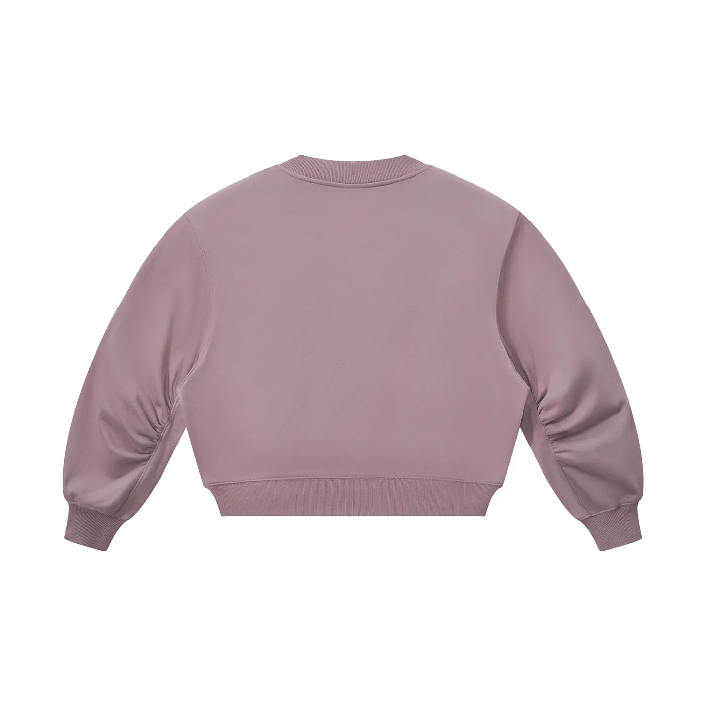 GEECHIE Women's Crop V-Neck Sweatshirt — Standard color mockup 2