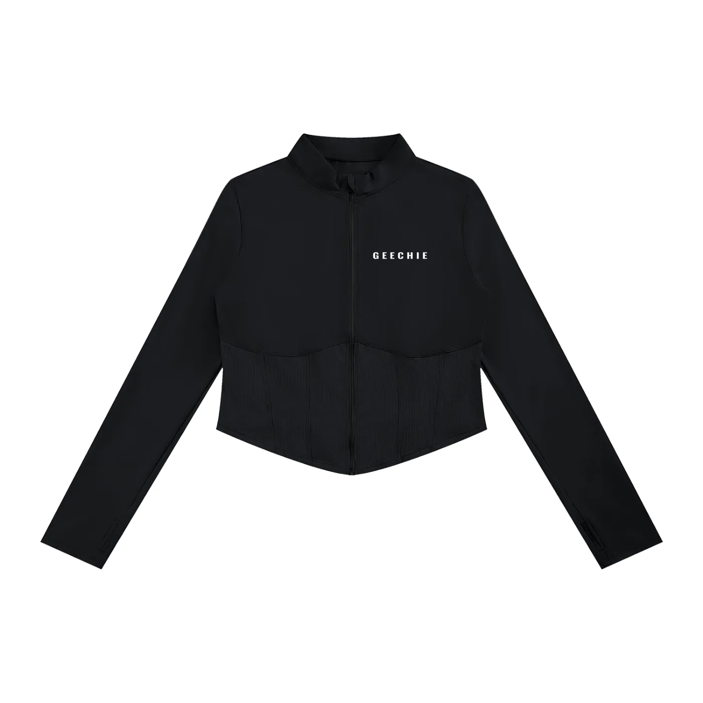 GEECHIE Women's Slim Fit Full-Zip Yoga Jacket