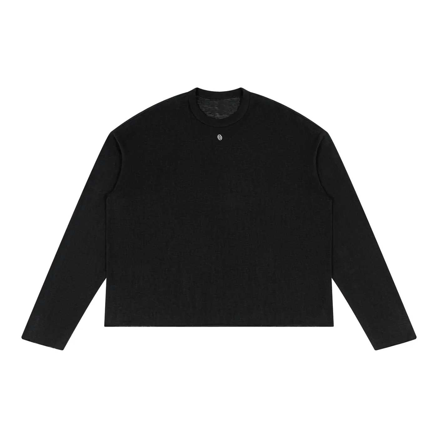 GEECHIE Unisex Raw Edge Long Sleeve T-Shirt