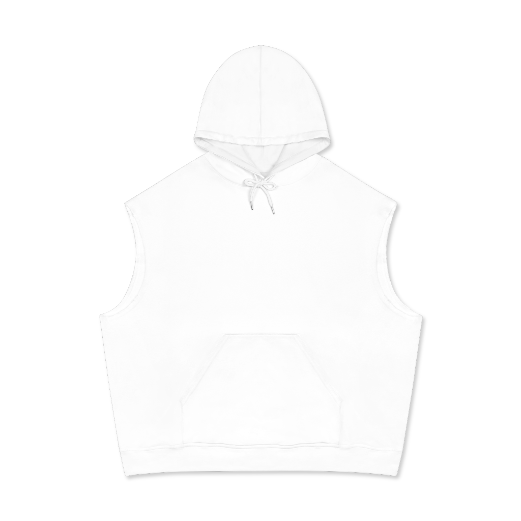 All-Over Print Men's Streetwear Sleeveless Hoodie - Print On Demand | HugePOD-2