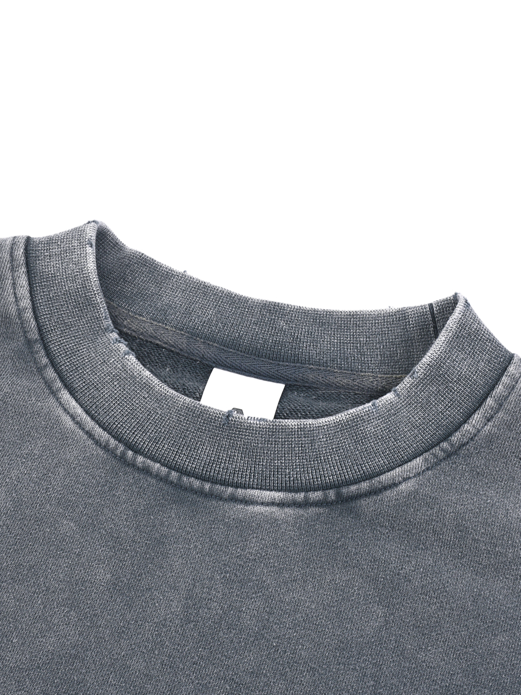 Snow Washed Hand-Frayed Crop Top – Vintage Streetwear | Tapstitch-3