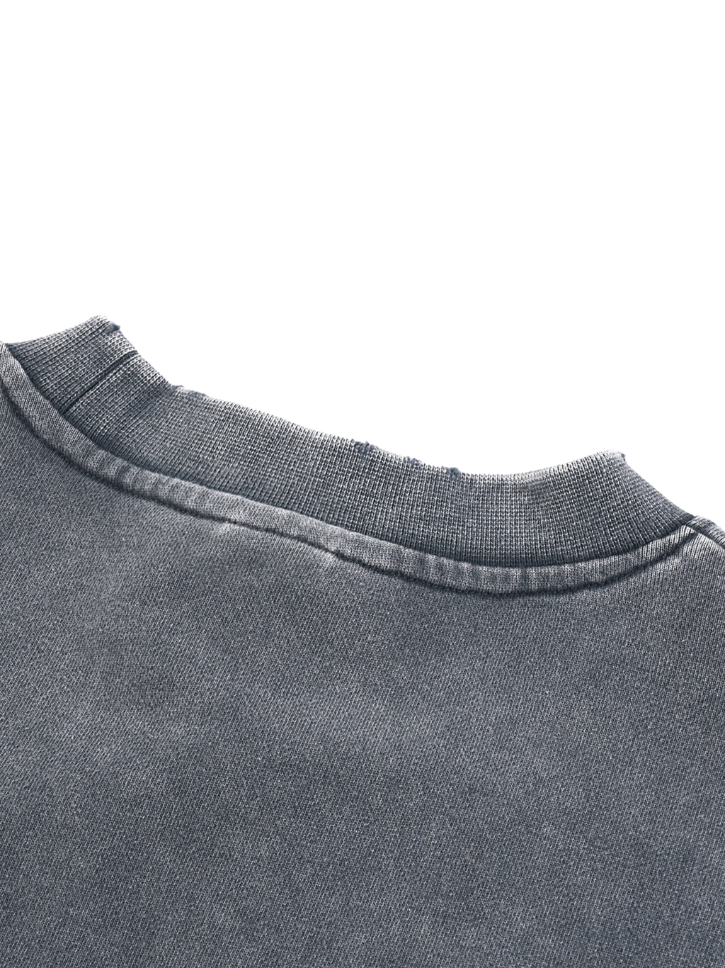 Snow Washed Hand-Frayed Crop Top – Vintage Streetwear | Tapstitch-4