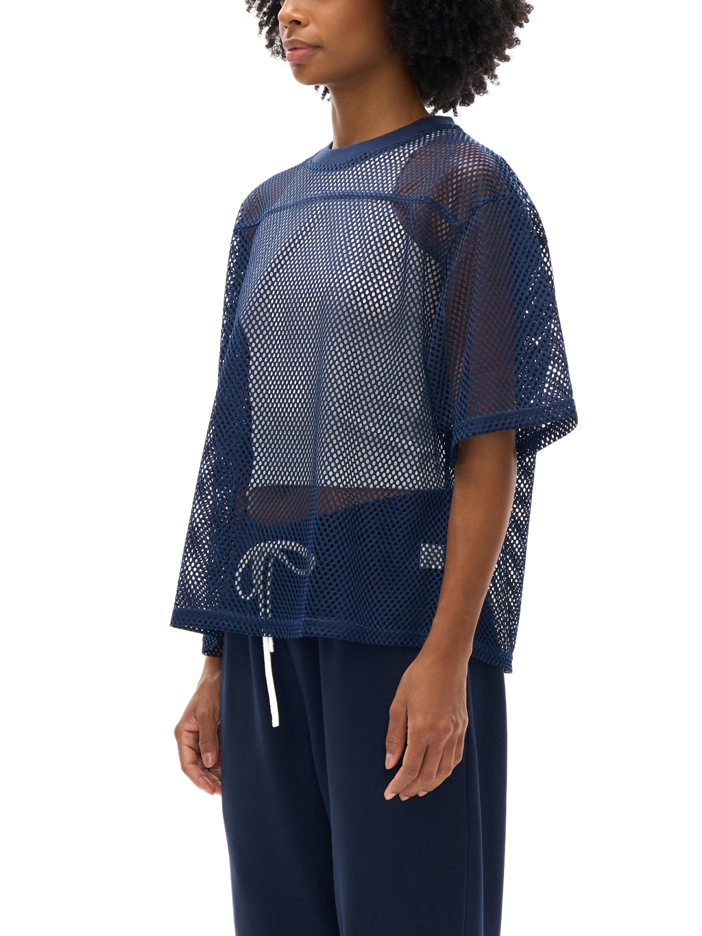 Sheer Mesh Boxy T-Shirt – Activewear | Tapstitch-9