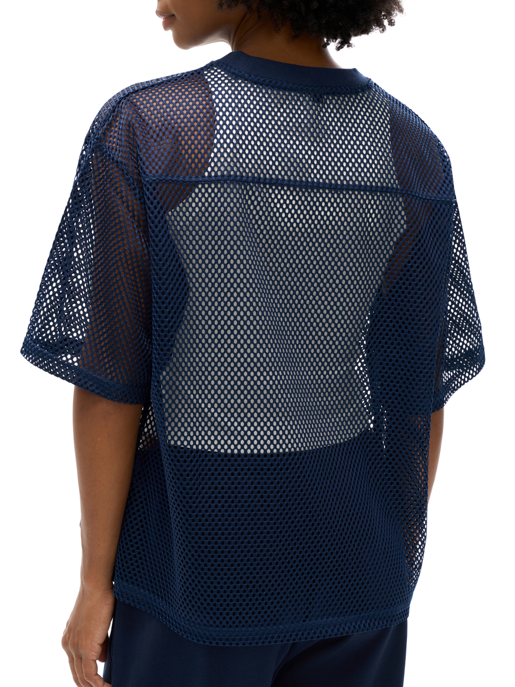 Sheer Mesh Boxy T-Shirt – Activewear | Tapstitch-11