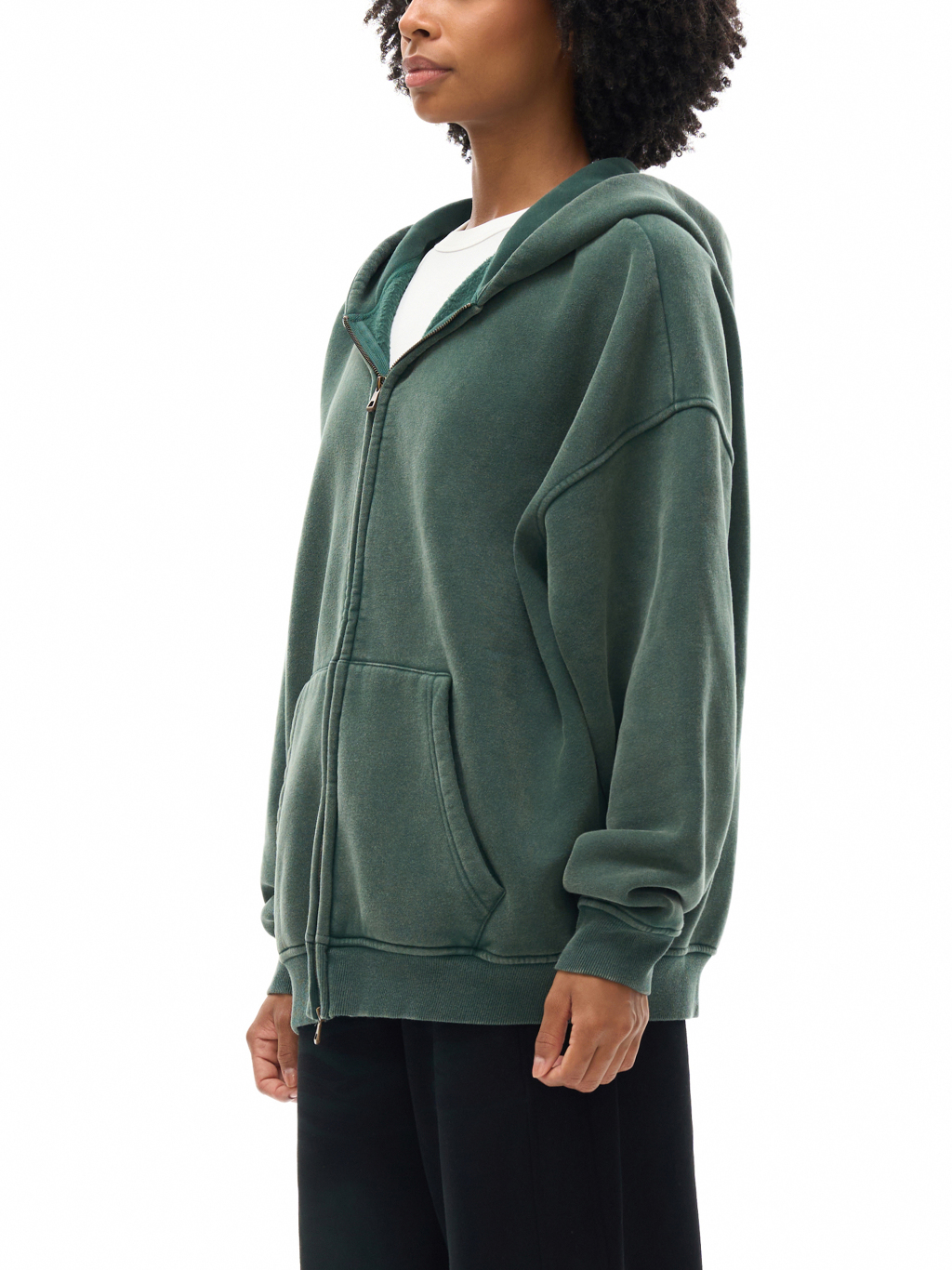 Snow Washed Zip Hoodie – Essential Streetwear | Tapstitch-9