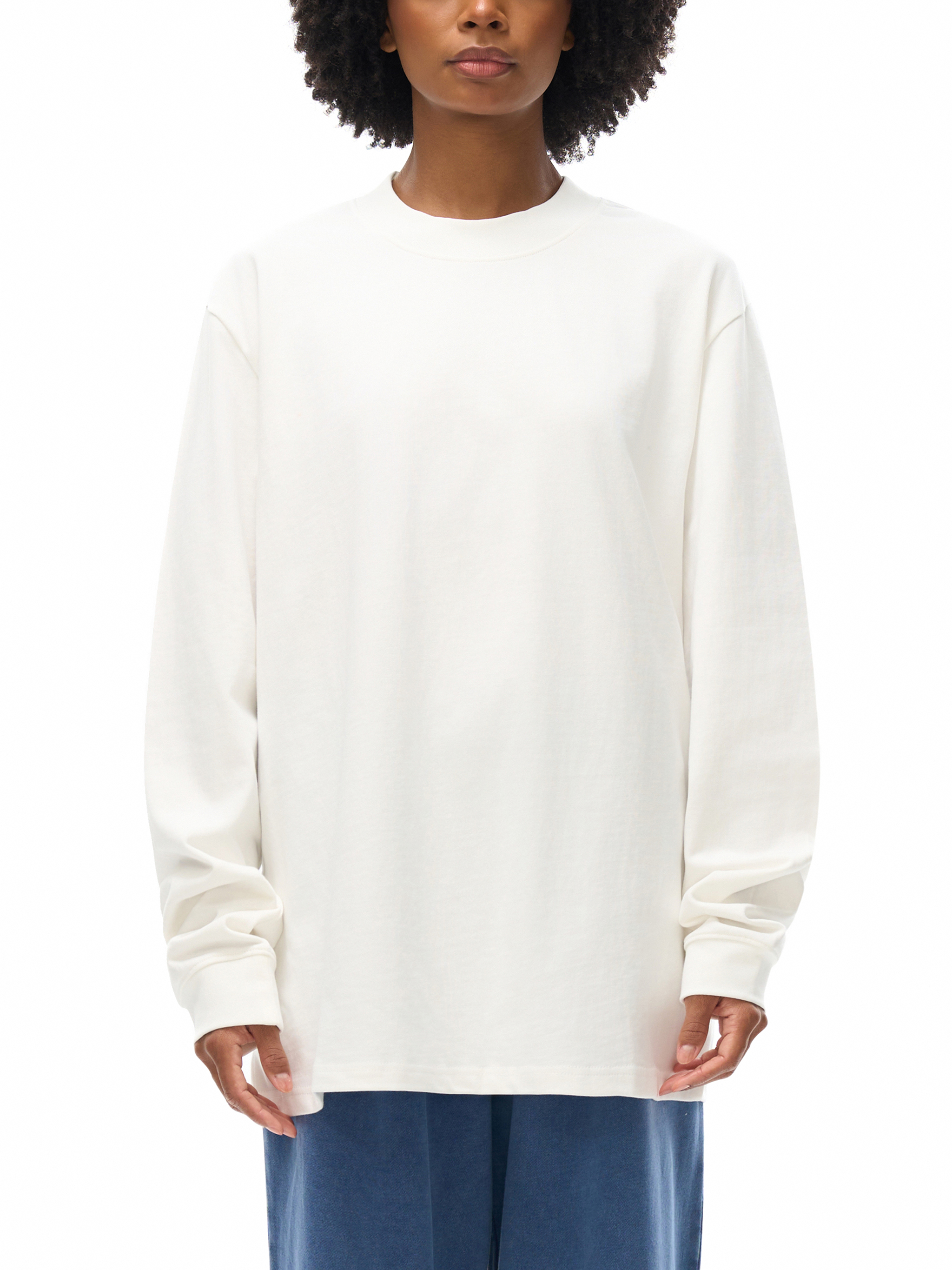 Non-Shrink Mock Neck Sweatshirt – Essential Streetwear | Tapstitch