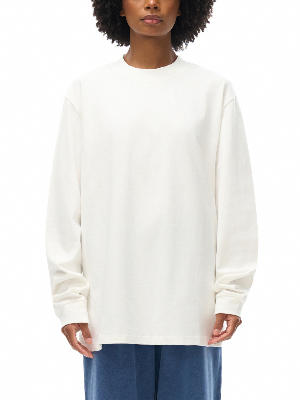 Non-Shrink Mock Neck Sweatshirt – Essential Streetwear | Tapstitch-8