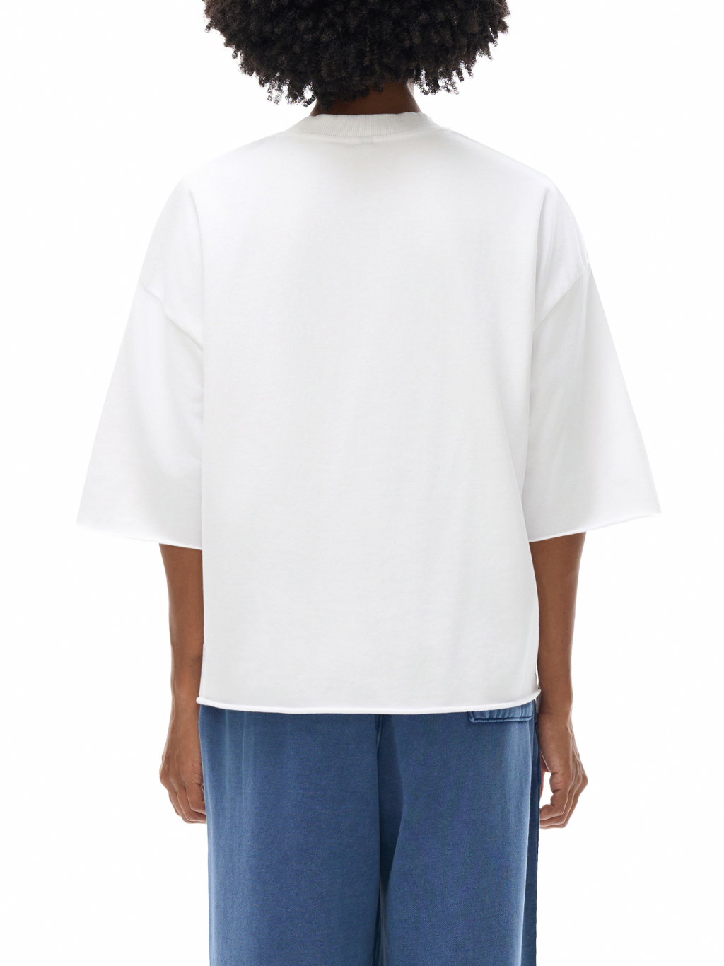 French Terry Raw Edge T-Shirt – Essential Streetwear | Tapstitch-9