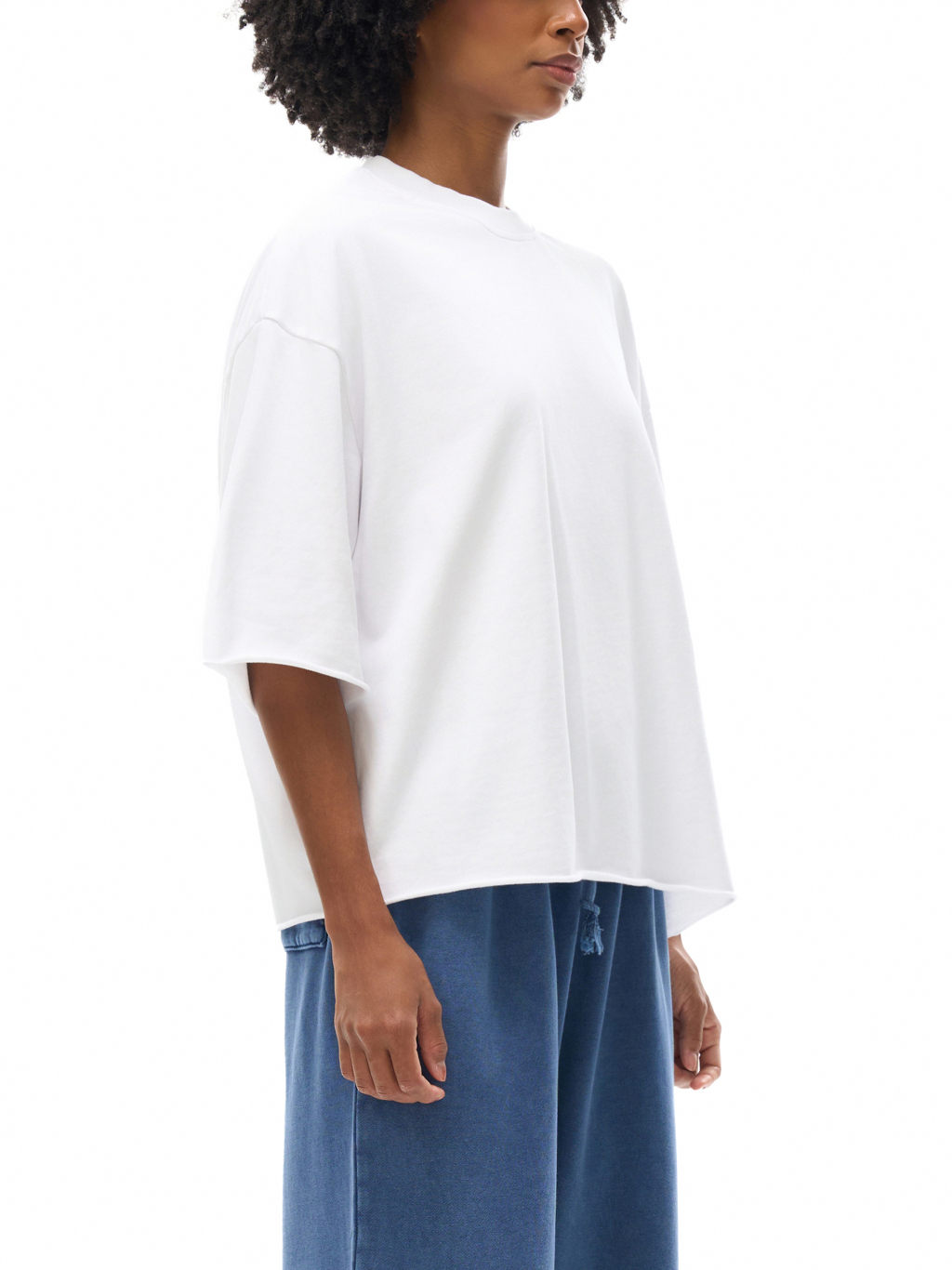 French Terry Raw Edge T-Shirt – Essential Streetwear | Tapstitch-10