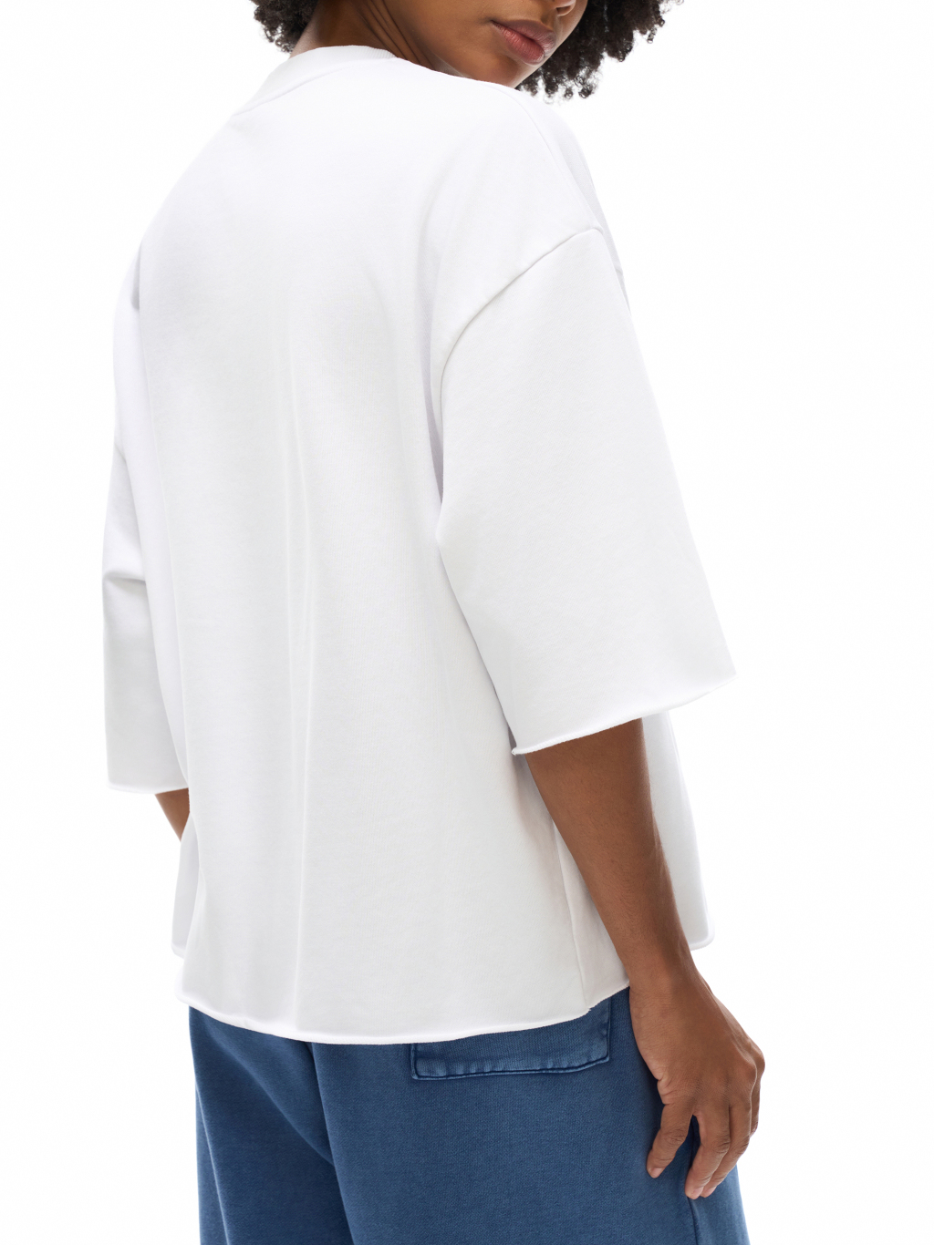 French Terry Raw Edge T-Shirt – Essential Streetwear | Tapstitch-12