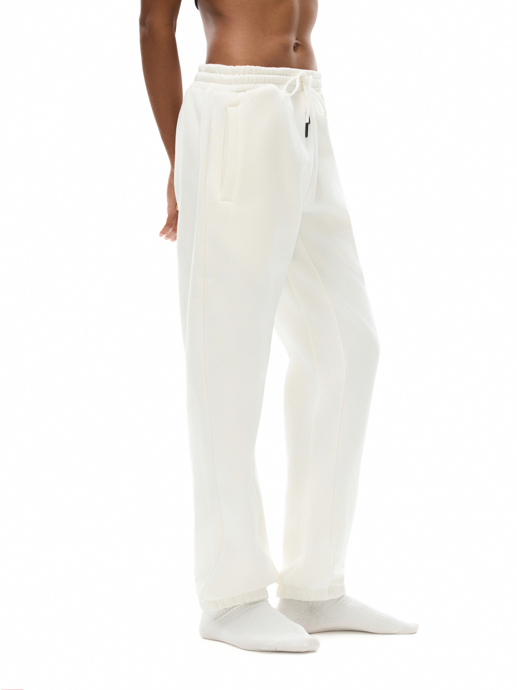 Streetwear Unisex Fleece Joggers - Print On Demand | HugePOD - Print On Demand-11