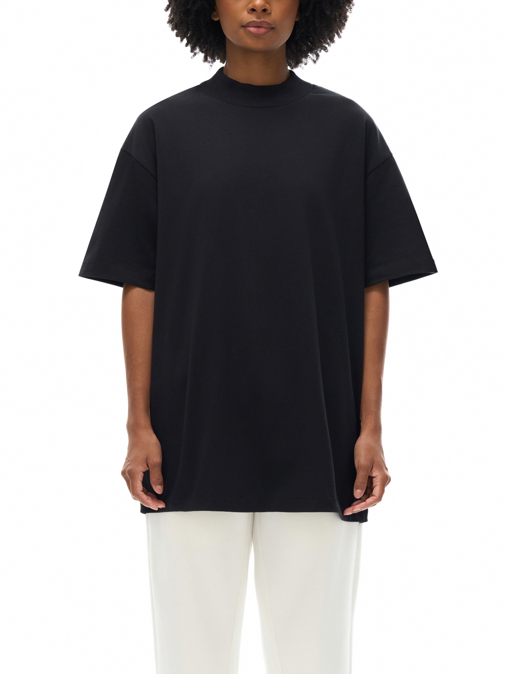 Drop Shoulder Cotton T-Shirt – Custom Basics | Tapstitch-8
