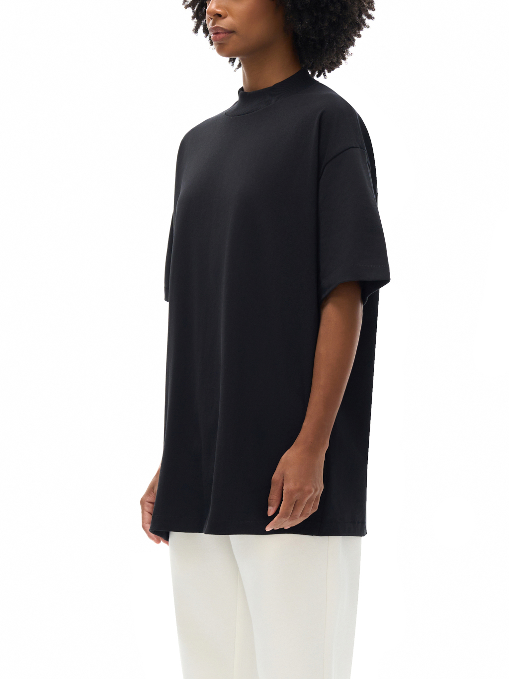 Drop Shoulder Cotton T-Shirt – Custom Basics | Tapstitch-9