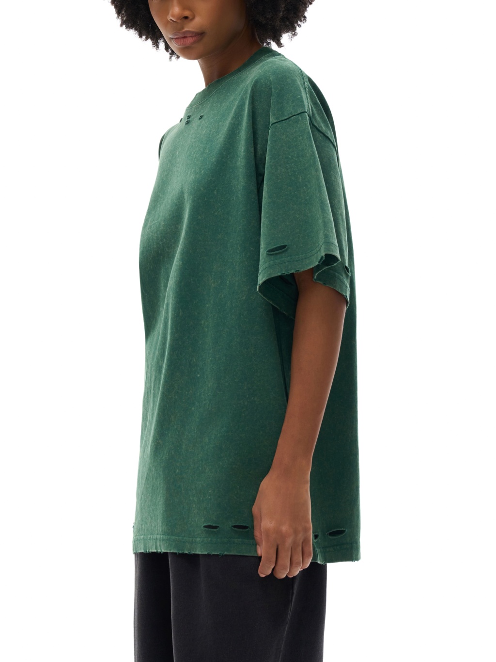 Snow Washed Hand-Frayed T-Shirt – Vintage Streetwear | Tapstitch-9