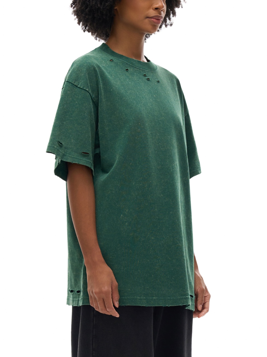 Snow Washed Hand-Frayed T-Shirt – Vintage Streetwear | Tapstitch-11