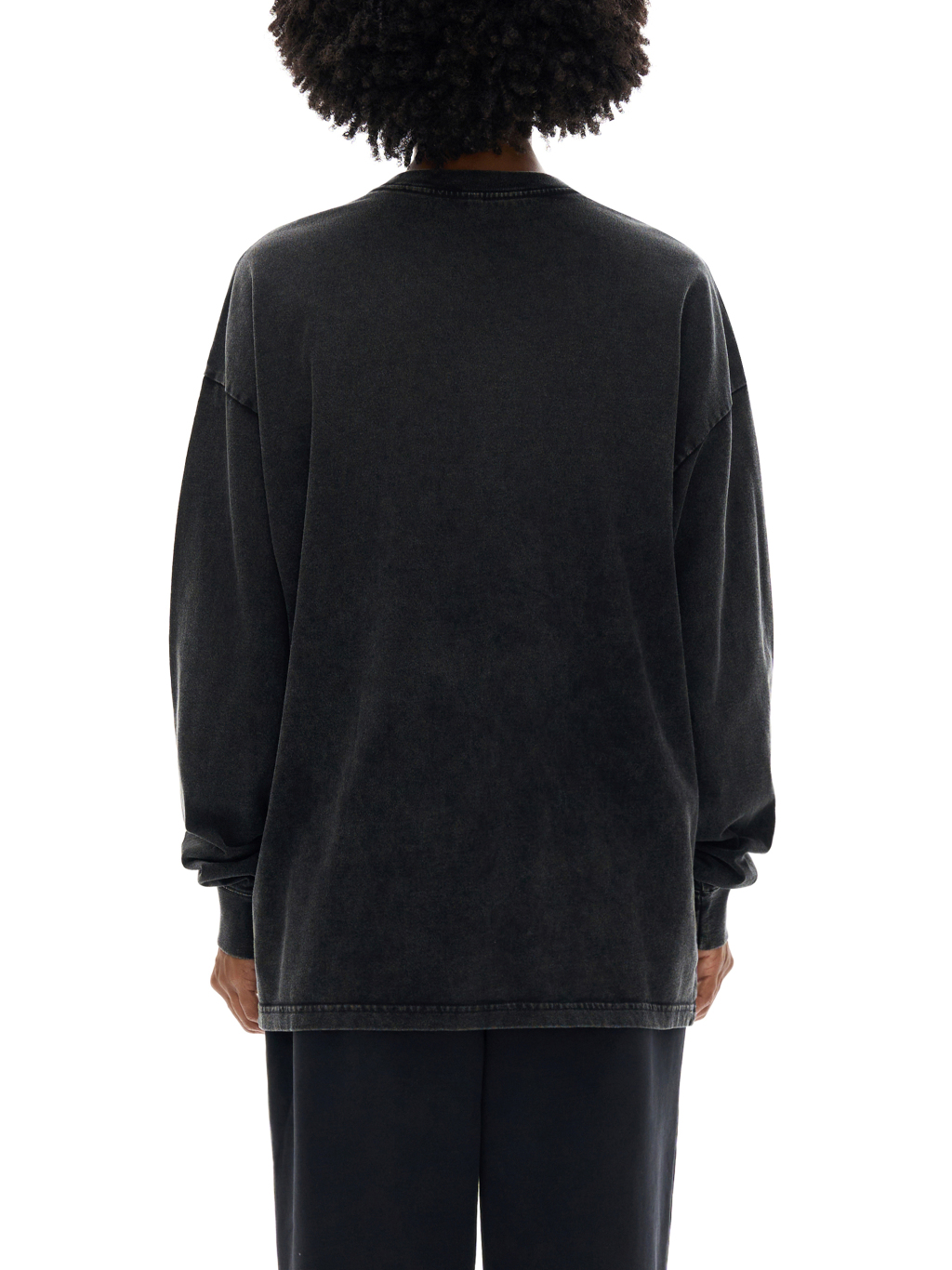 Streetwear Unisex Oversized Snow Wash Long Sleeve Tee - Print On Demand | HugePOD-10