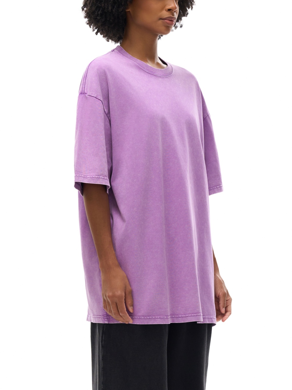 Streetwear American Vintage Waxed Dyed Washed Heavyweight 100% Cotton T-Shirt | HugePOD-9