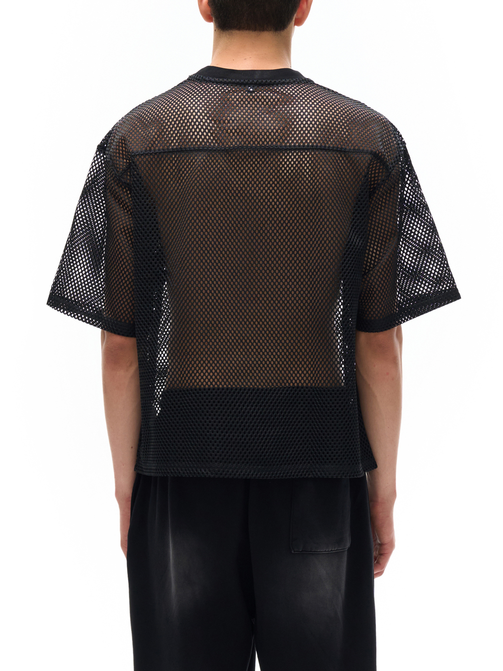 Sheer Mesh Boxy T-Shirt – Activewear | Tapstitch-5