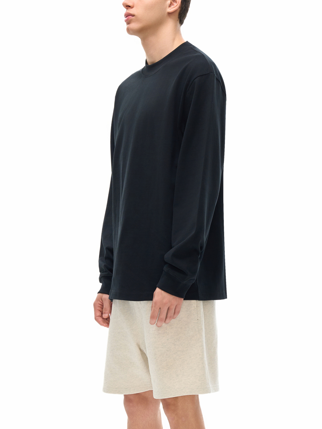 Non-Shrink Mock Neck Sweatshirt – Essential Streetwear | Tapstitch-4