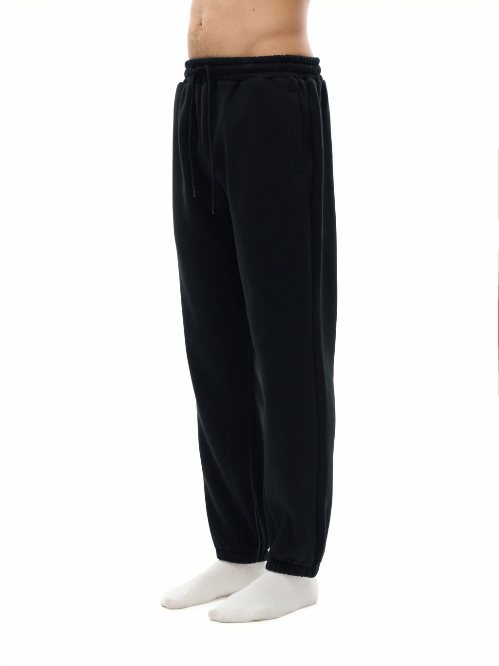 Streetwear Unisex Fleece Joggers - Print On Demand | HugePOD - Print On Demand-4