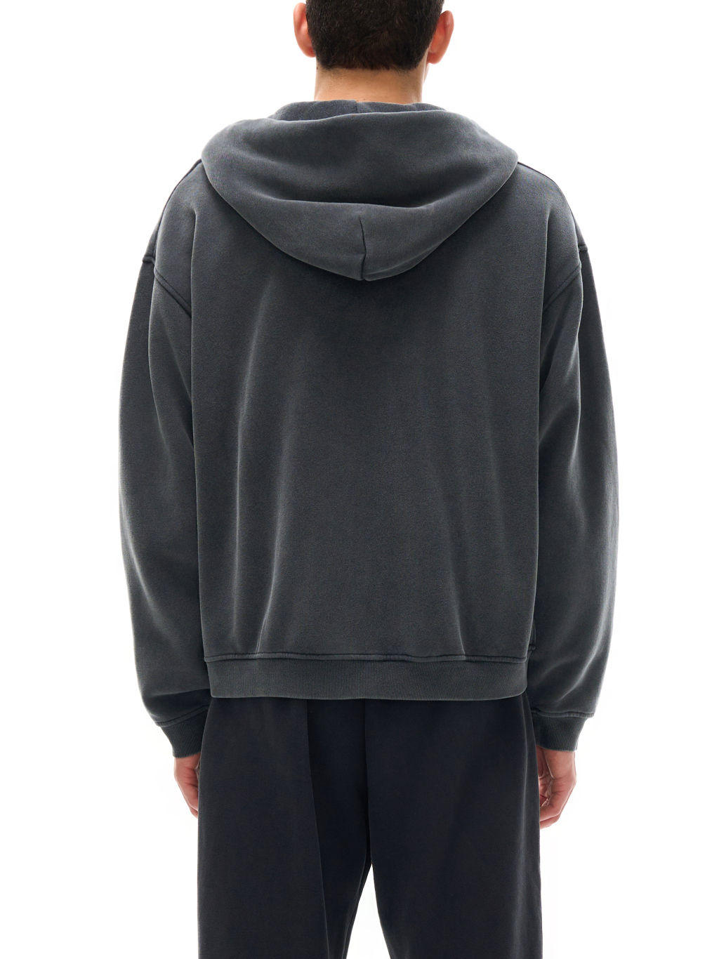Washed Zip-Through Hoodie – Essential Streetwear | Tapstitch-5