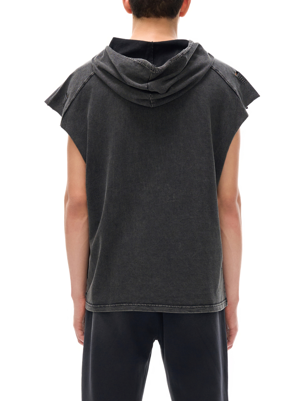 Snow Washed Boxy Hooded Tank Top – Vintage Streetwear | Tapstitch-5