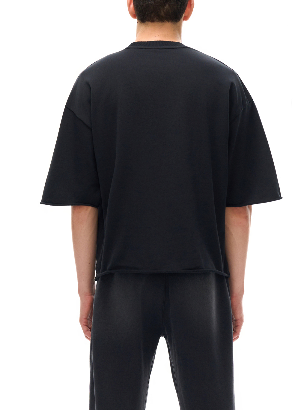 French Terry Raw Edge T-Shirt – Essential Streetwear | Tapstitch-5