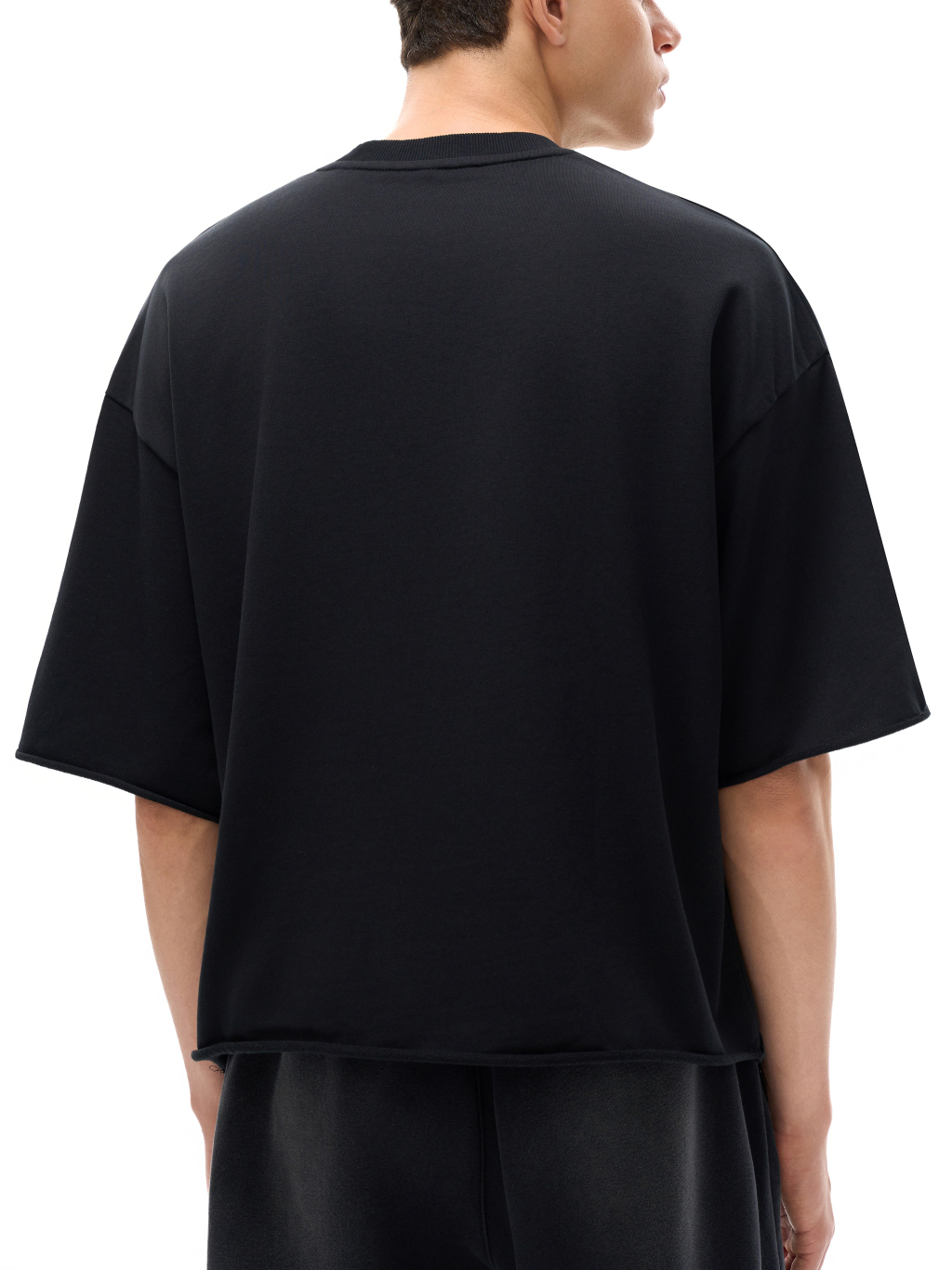 French Terry Raw Edge T-Shirt – Essential Streetwear | Tapstitch-7