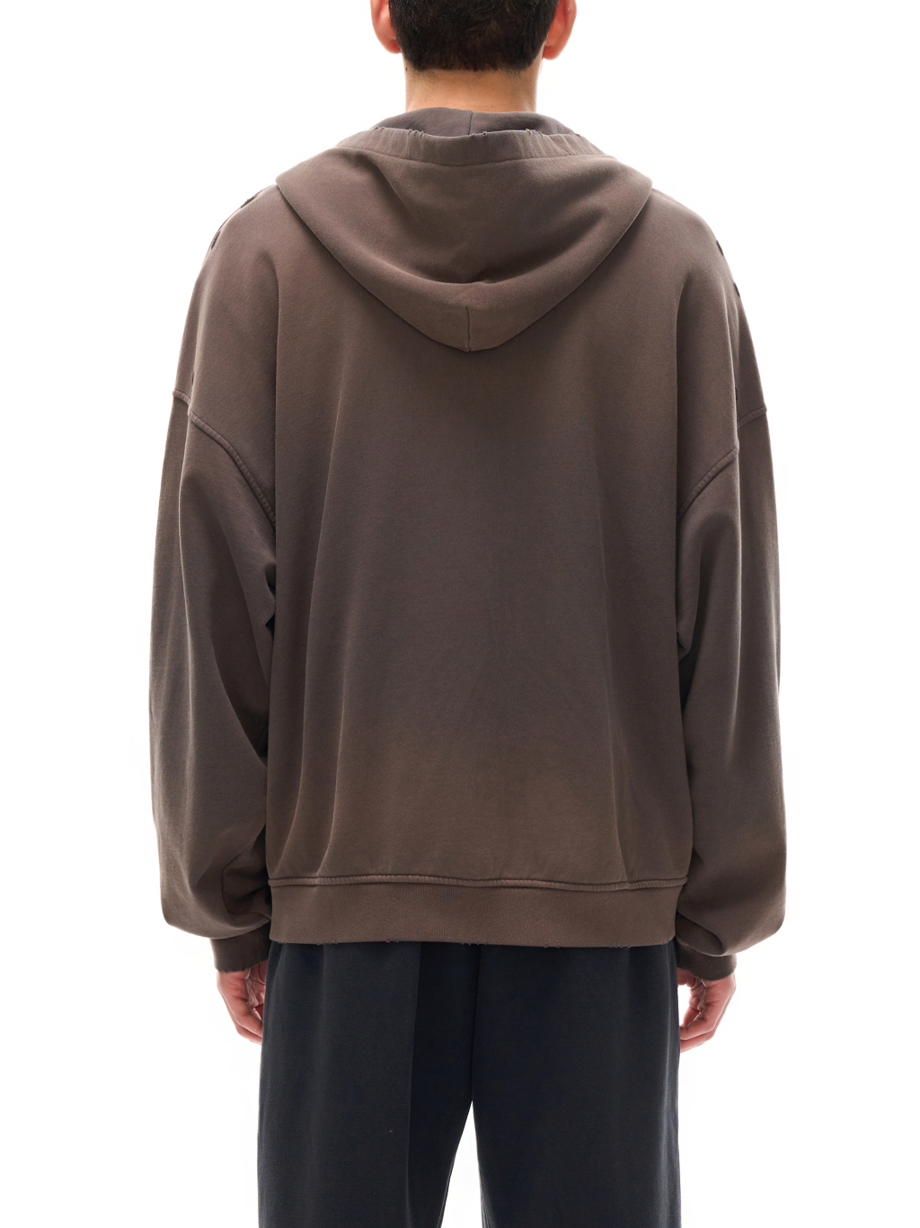 Hand-Frayed Sunfade Zip Hoodie – Vintage Streetwear | Tapstitch-5