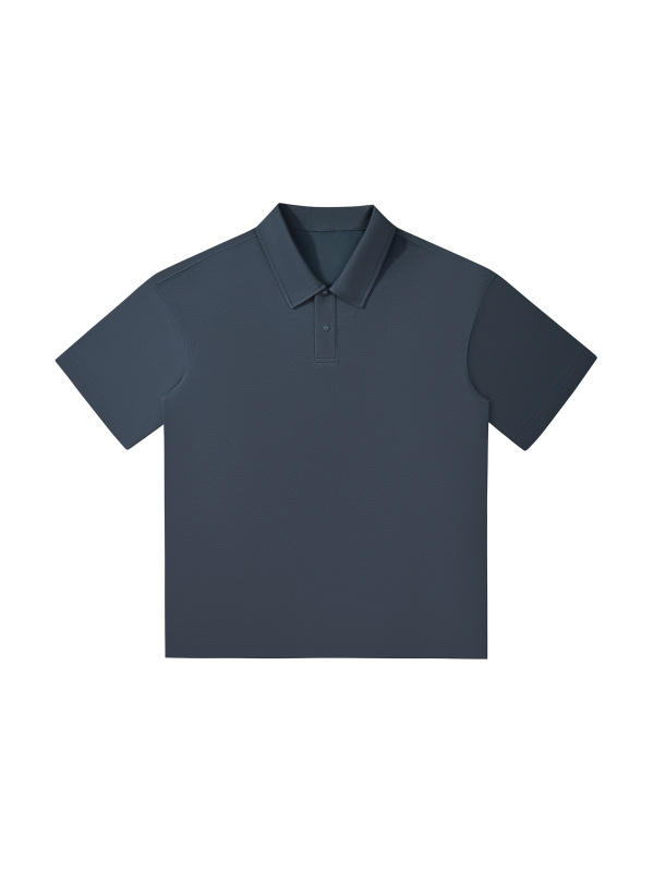 Drop Shoulder Short-Sleeve Polo #PL0005 | TAPSTITCH
