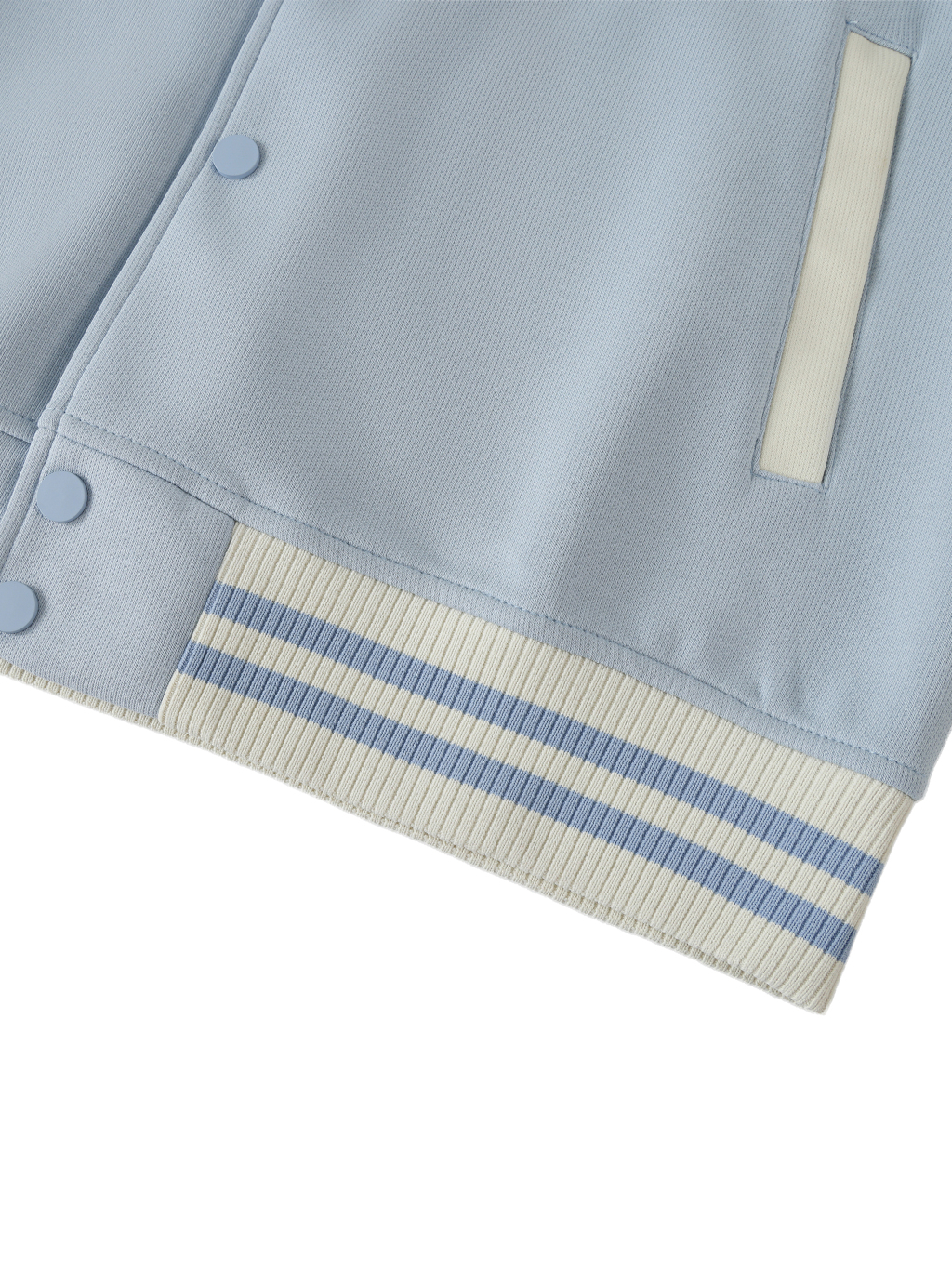 Two Tone Raglan Sleeve Varsity Jacket #RQ0006 | TAPSTITCH-5
