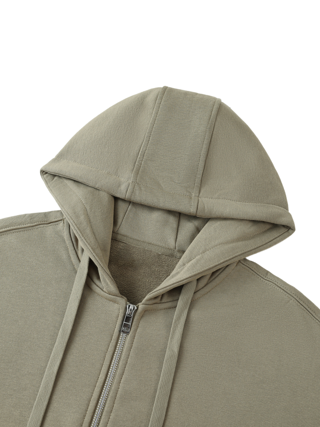 Drop-Shoulder Zip Up Hoodie #RQ0002 | TAPSTITCH-3