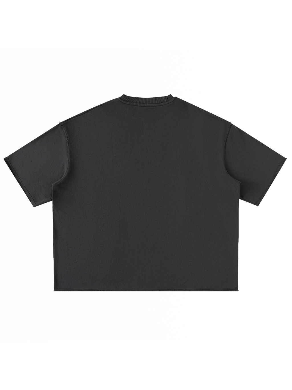 Oversized Rolled Edge Cotton T-Shirt #RT0050 | TAPSTITCH-2