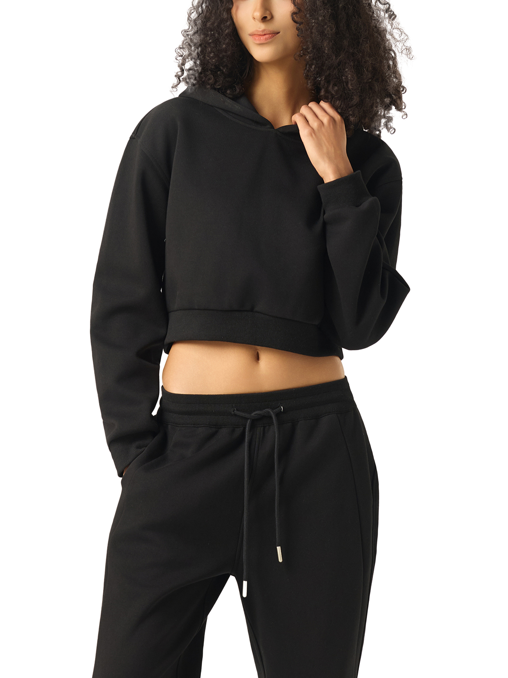 Essential Cropped Hoodie #WW0003 | TAPSTITCH