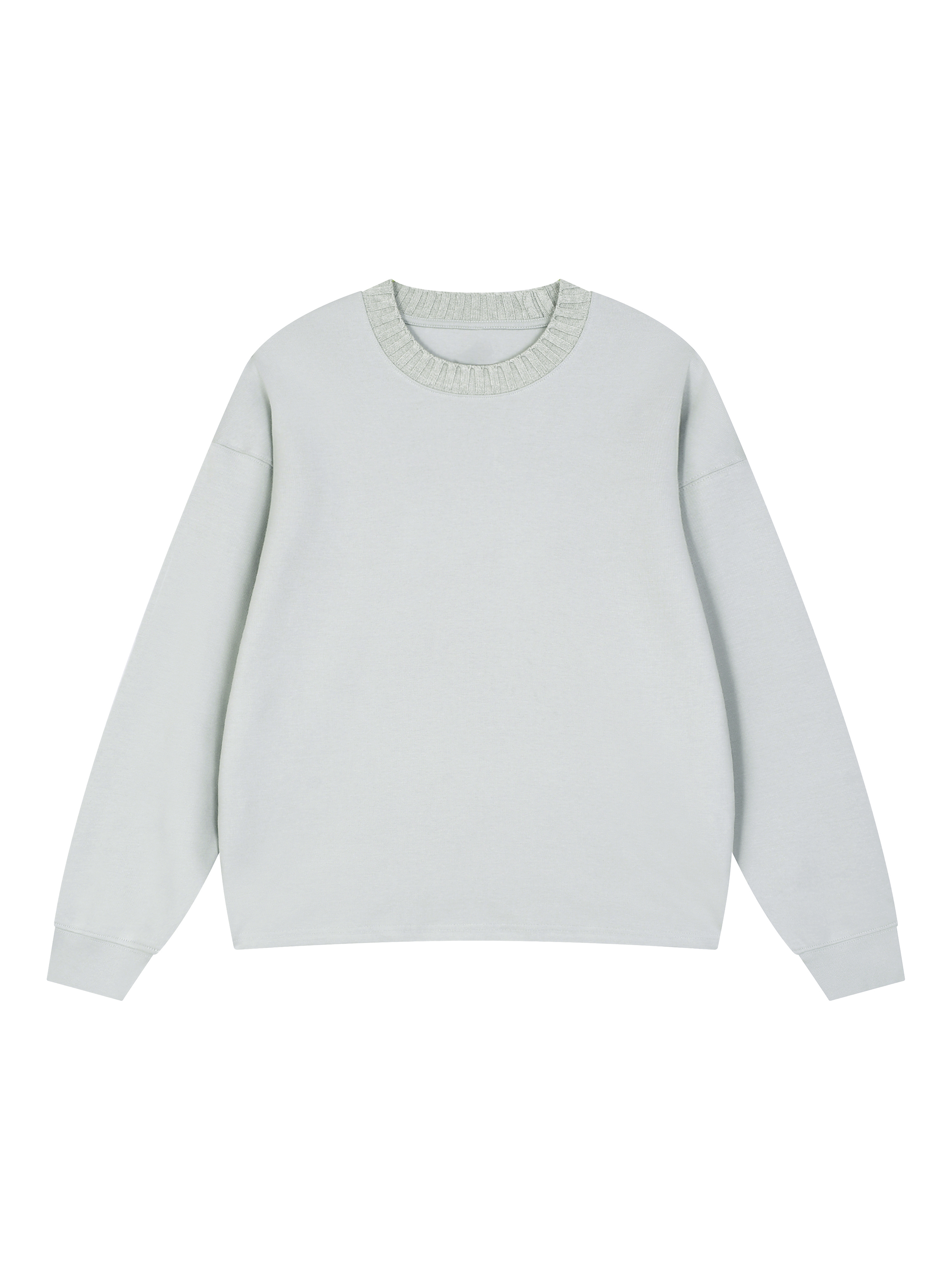 Knitted Round Neck Oversize Sweatshirt #RW0023 | TAPSTITCH