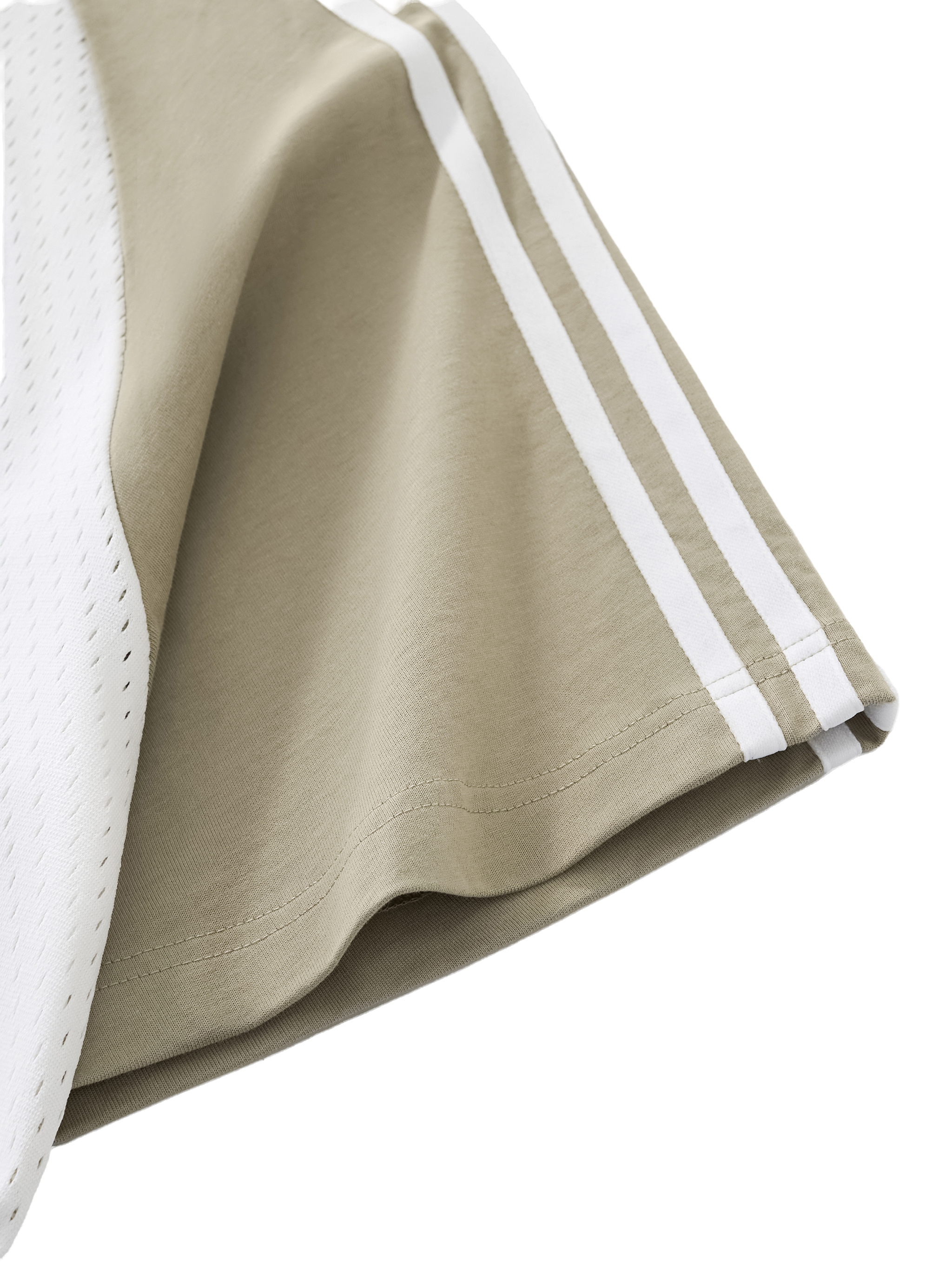 Contrast Stripes Panel Mesh T-shirt #RT0057 | TAPSTITCH