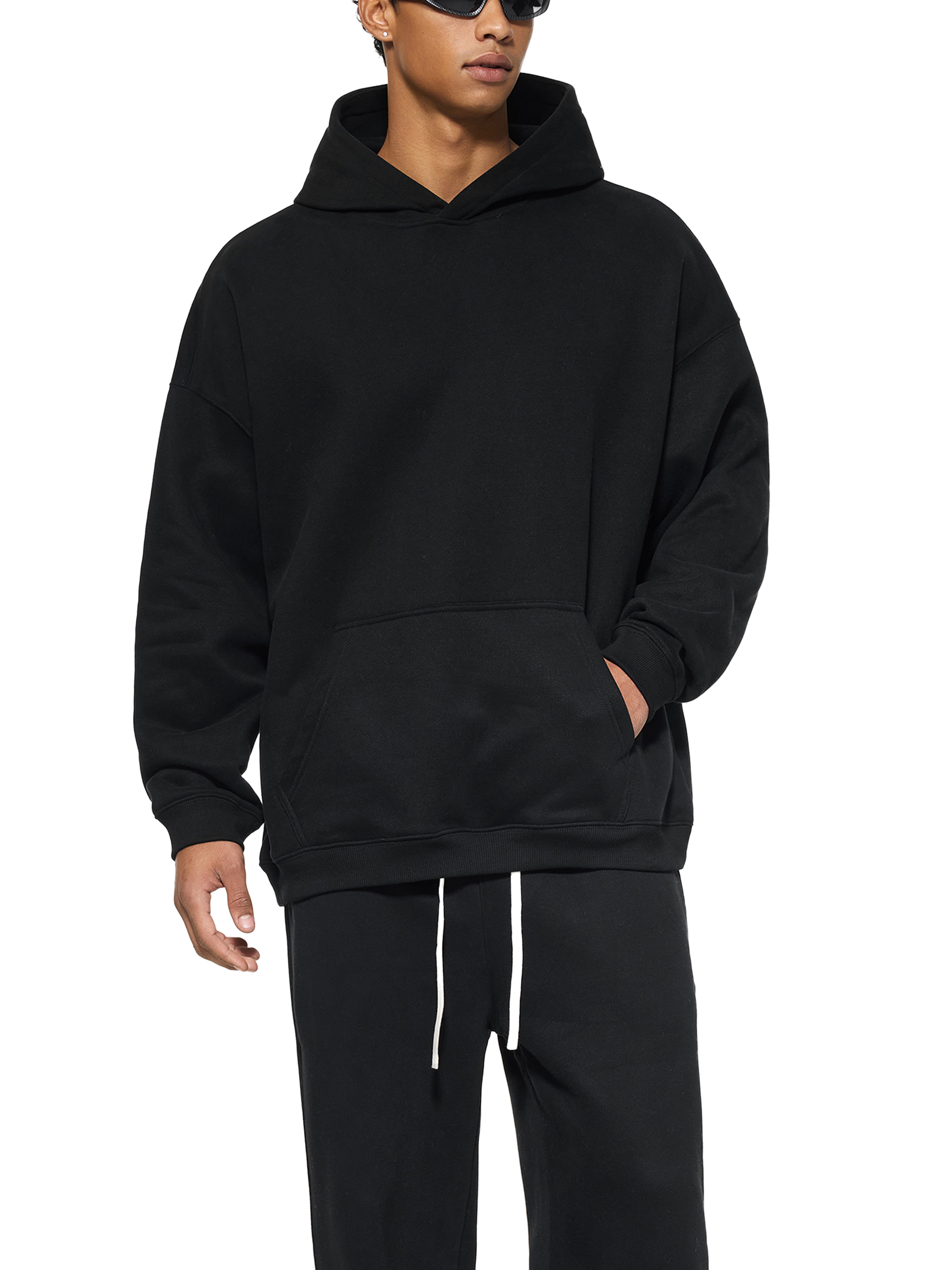 Quarter-Zip Drop Shoulder Sweatshirt #RW0063 | TAPSTITCH