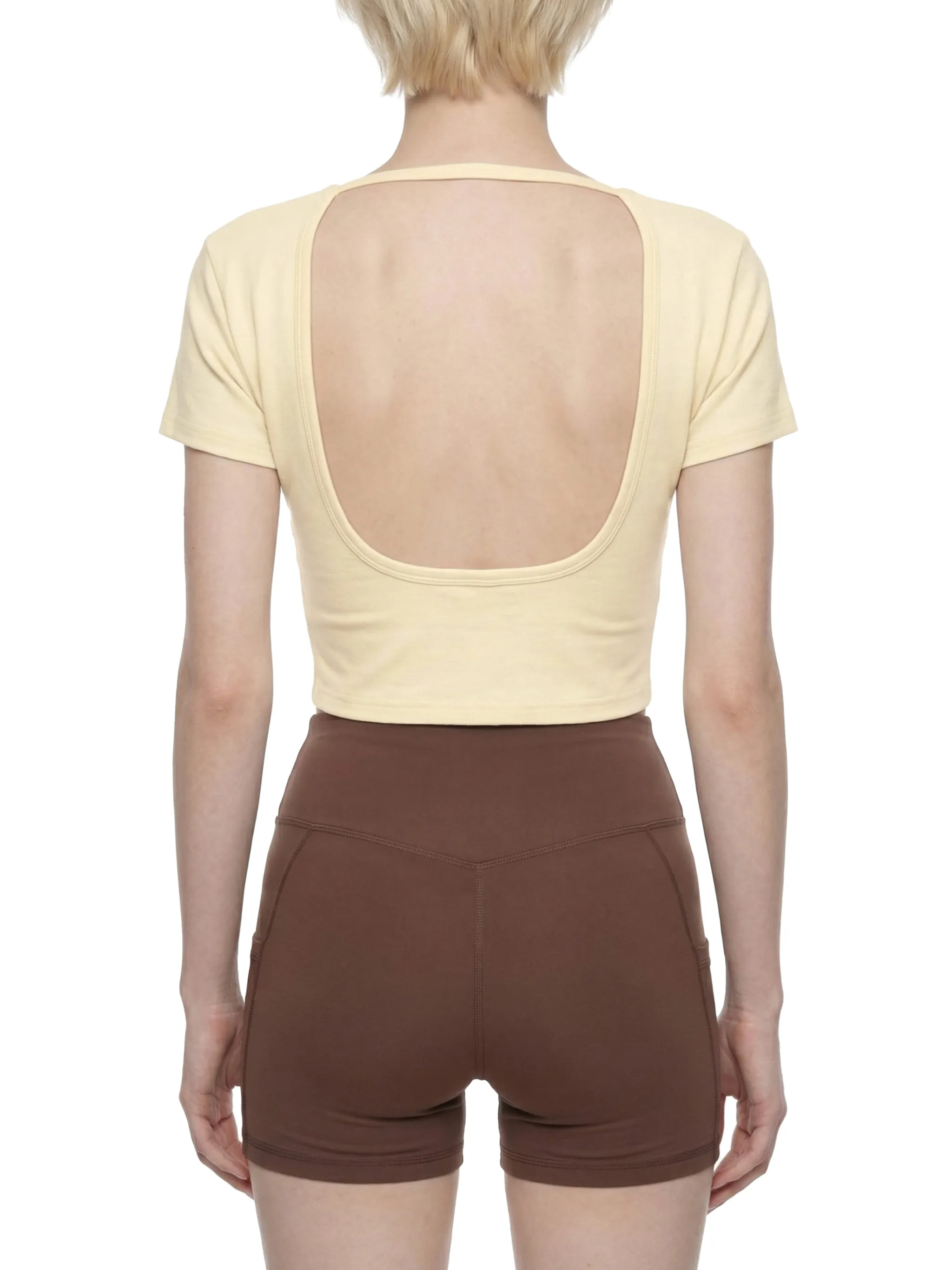 Women's Square Neck Crop T-Shirt