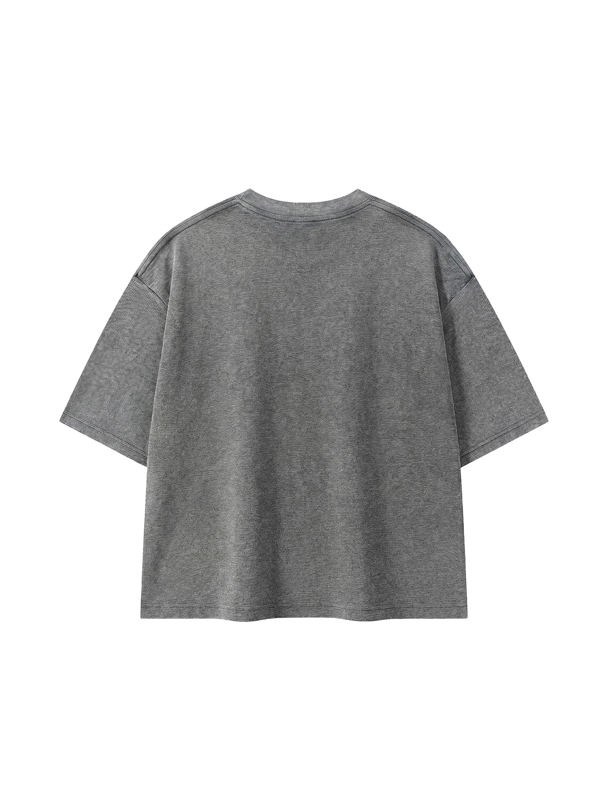 Unisex Mineral Wash Waffle Boxy T-Shirt #WT0098 | TAPSTITCH