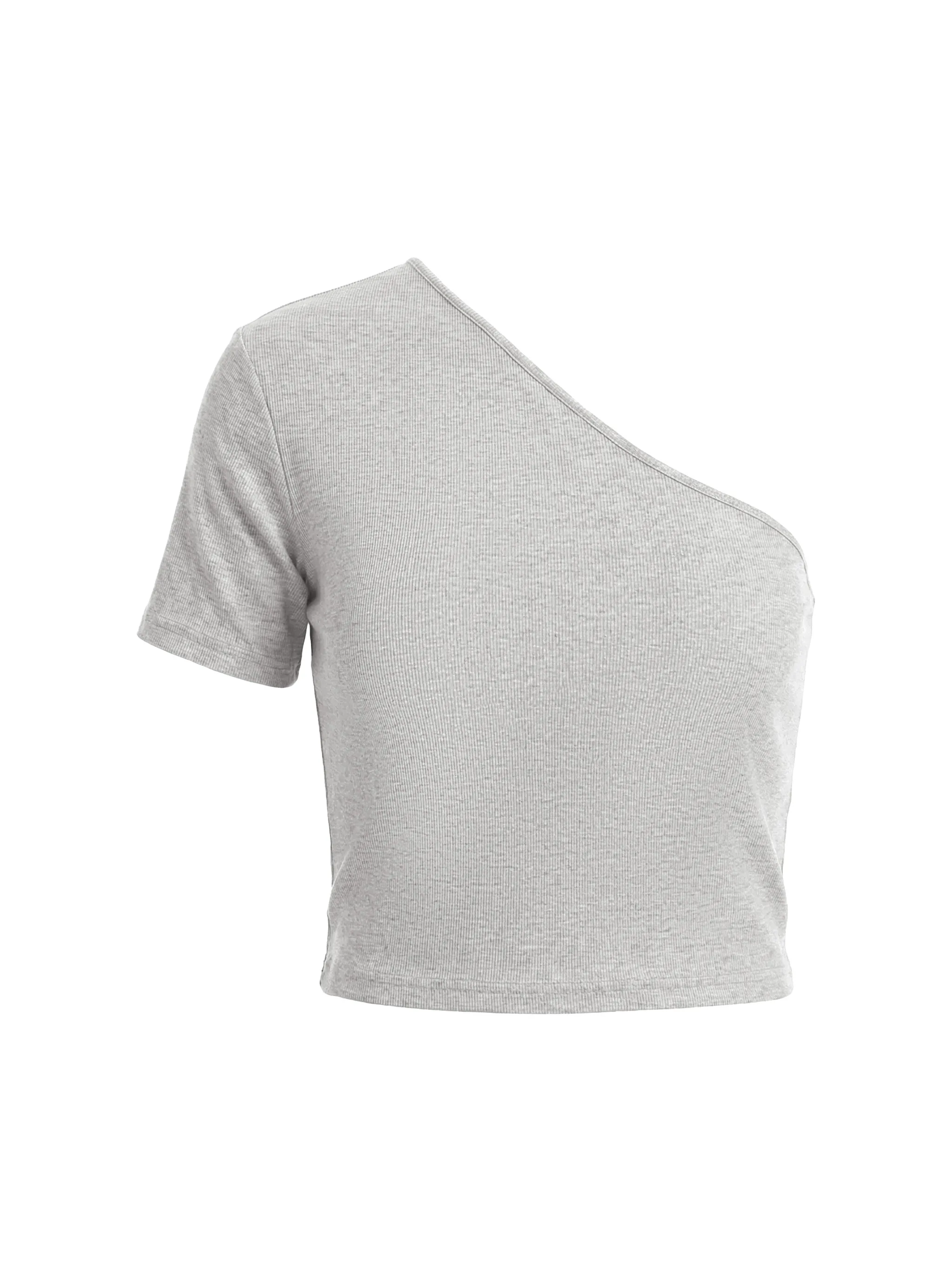 Women's One-Shoulder Crop T-Shirt