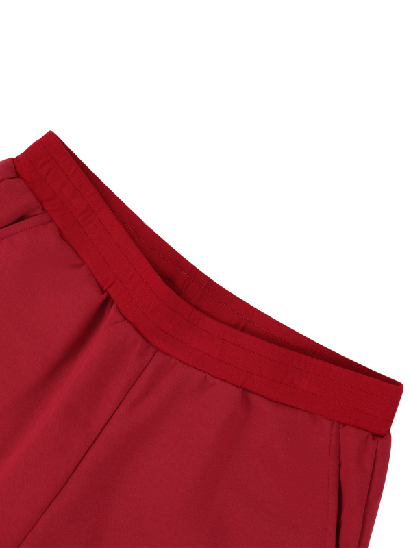 Women's Retro Contrast Binding Shorts