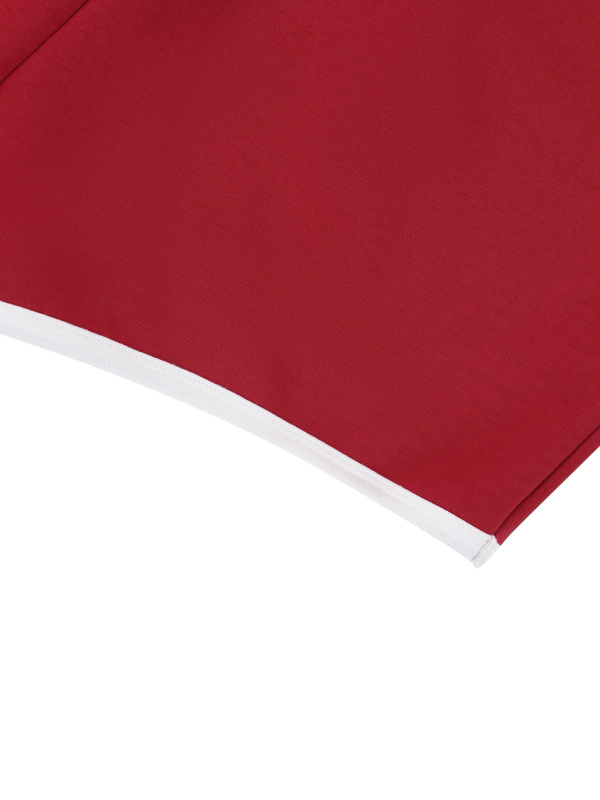 Women's Retro Contrast Binding Shorts