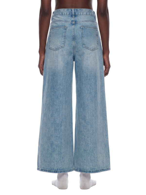 Women’s Vintage Wash Wide Leg Jeans