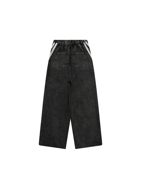 Kid’s Vintage Wash Side Stripe Jeans