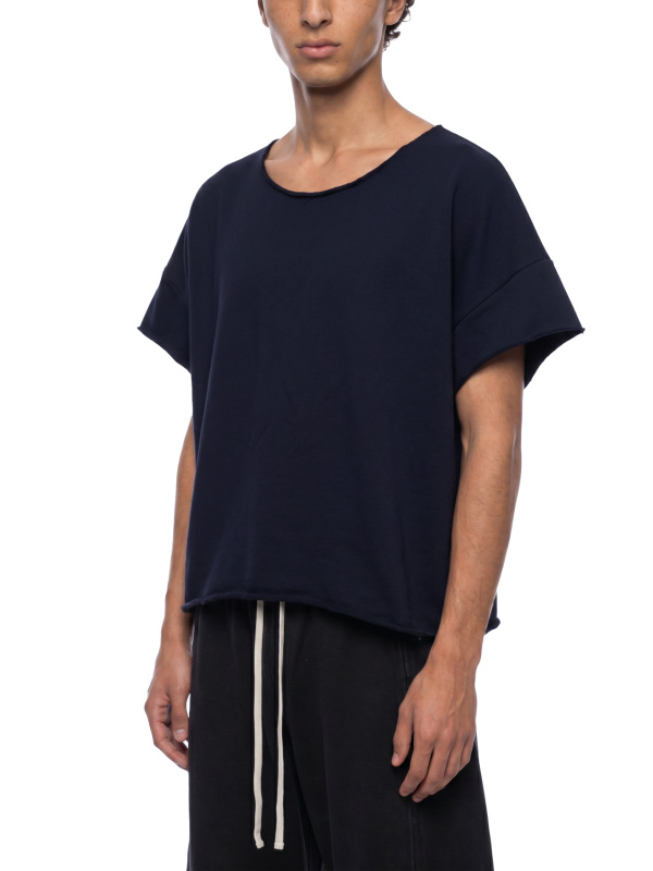 Unisex Heavyweight Boxy Raw Edge T-Shirt