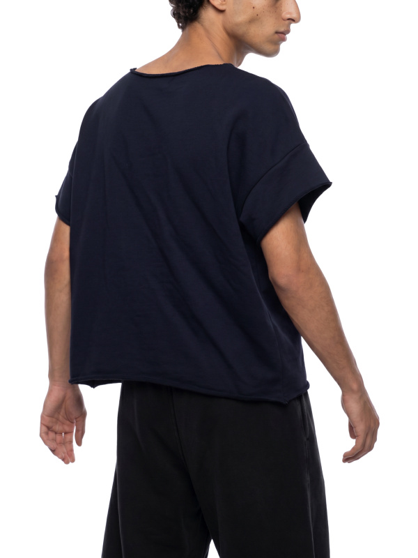 Unisex Heavyweight Boxy Raw Edge T-Shirt